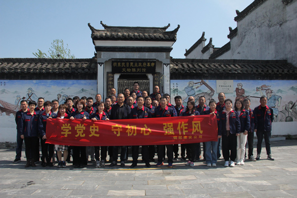 公司機(jī)關(guān)、工程服務(wù)黨支部開(kāi)展主題黨日活動(dòng)