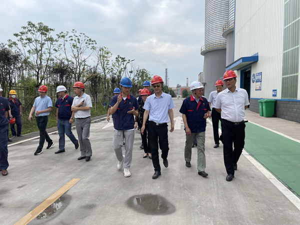 省生態(tài)環(huán)境廳副廳長到建材公司調研