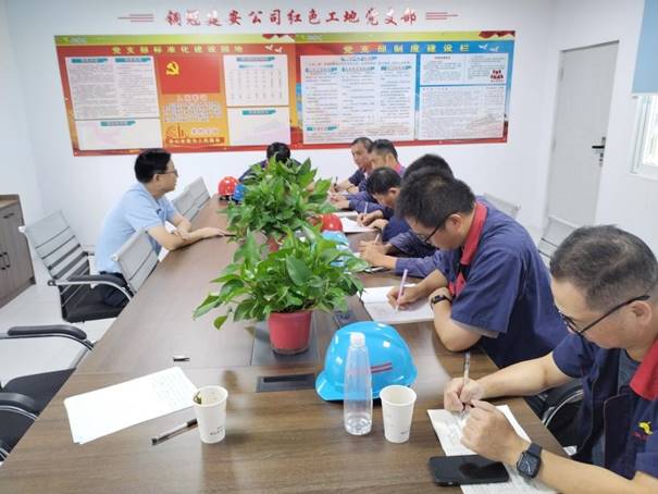 公司開(kāi)展第三季度安全、環(huán)保、消防綜合檢查 